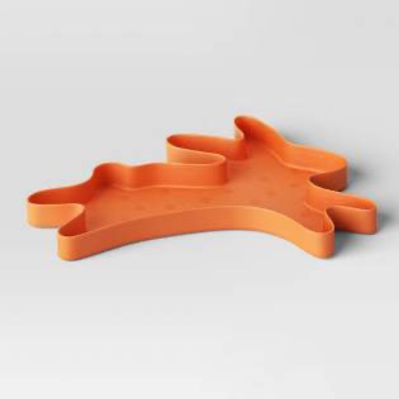 NWT 11"x14" Bunny Figural Serve Plastic Platter  Room Essentials™ Tableware - Picture 1 of 4